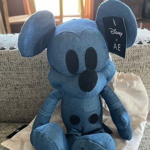Disney Mickey Mouse Plush -American Eagle Give Away -Special Edition With Bag